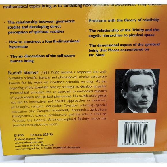The Fourth Dimension - Sacred Geometry, Alchemy and Mathematics Rudolf Steiner - Picture 5 of 6